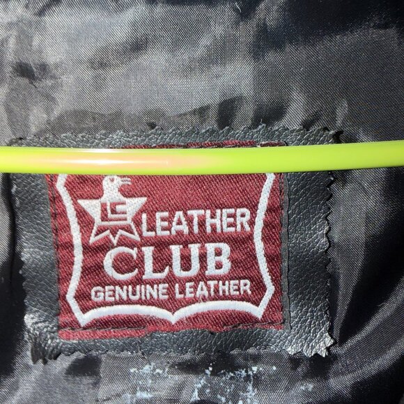 Leather Club Sheepskin Leather Jacket w/removable vest Womens' XL (est'd.) - Picture 4 of 16